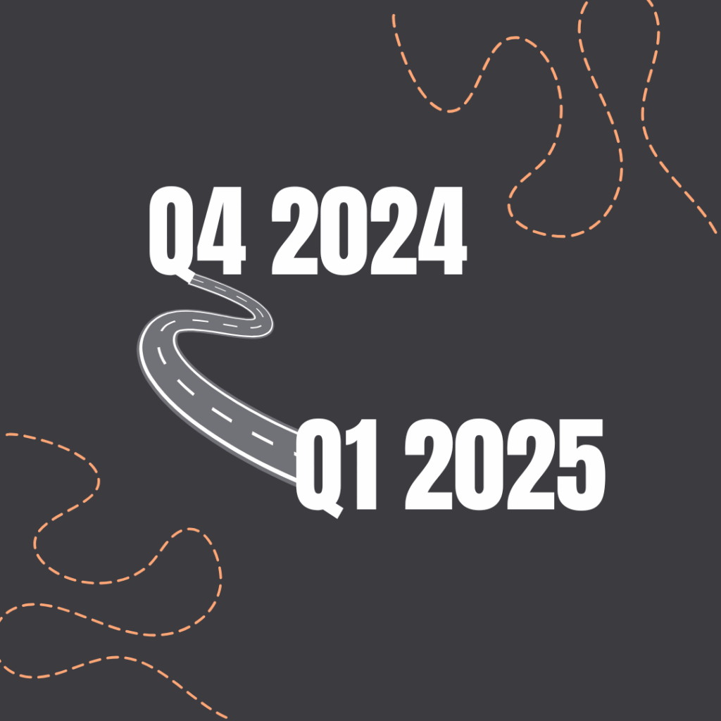 Q4 2024 to Q1 2025 roadmap